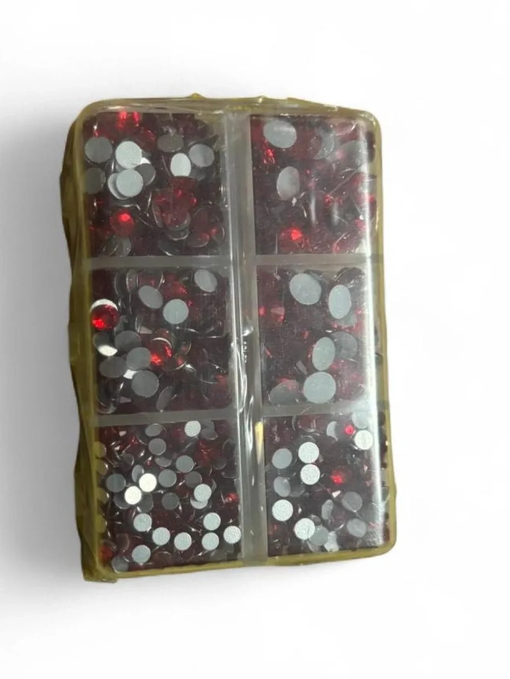 Red Rhinestone Organizer Set | Red Multi-Size Kit - Picture 2 of 4